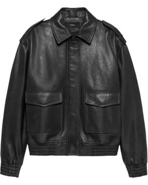 Arma Astra Leather Jacket - Black