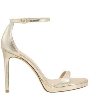 Stuart Weitzman Nudist Platform - Metallic