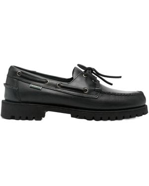 Sebago Renger Lace-Up Boat Shoes - Black