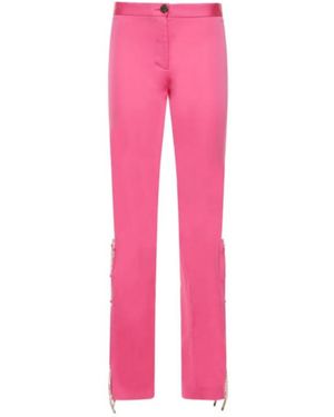 GIUSEPPE DI MORABITO Side-Strap Casual Trousers - Pink