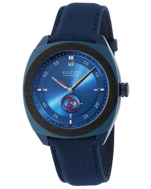 Gucci Interlocking Watch, 41Mm - Blue