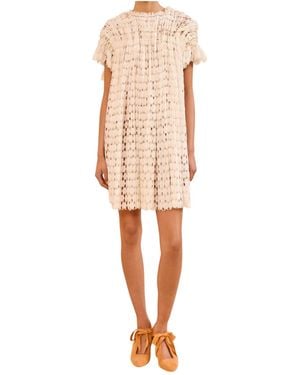 Ulla Johnson Layla Lace Mini Dress - Natural