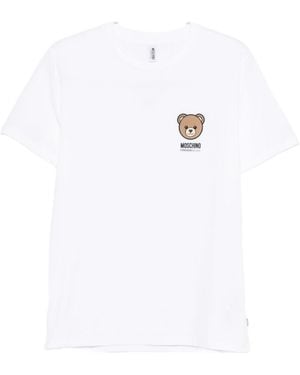 Moschino Underbear-Detail T-Shirt - White