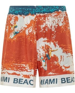 GALLERY DEPT. Surf Zuma Printed Shorts - Orange