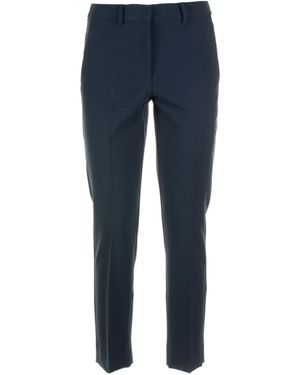 Marella Turku1 Pleat Detailed Straight Leg Pants - Blue