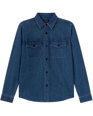 A.P.C. Denim Shirt - Blue