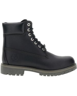 Timberland Lace-Up Waterproof Boots - Black