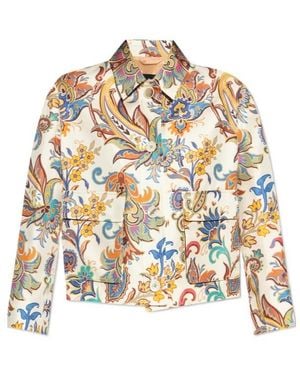 Etro Paisley Printed Jacket - Metallic