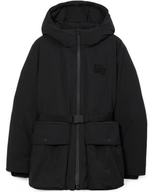 Burberry Ekd Hooded Jacket - Black