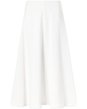 Altuzarra Panelled Cotton-Blend Midi Skirt - White