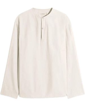 Lemaire Buttoned Classic Cut Shirt - White