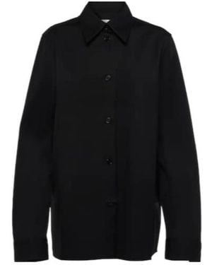 Jil Sander Virgin Wool Shirt - Black
