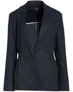 Rag & Bone Simple Single- Blazer - Blue
