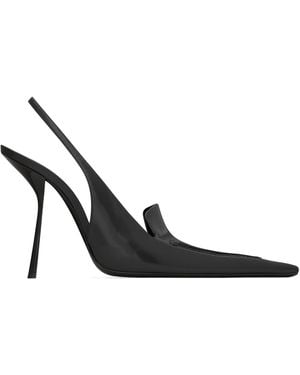 Saint Laurent Voltaire Slingback Pumps - White