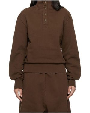 Entire studios Port Pullover Sweatshirt - Brown