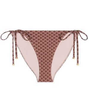Celine Triomphe Swimsuit Bottom - Pink