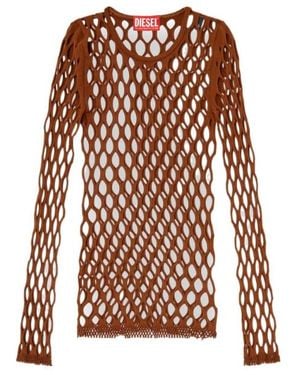 DIESEL M-Zanda Open-Knit Top - Multicolor