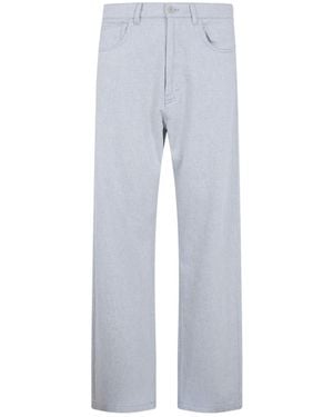Aspesi Pocket Detailed Straight-Leg Trousers - Grey