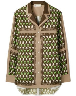 Tory Burch Twill Shirt - Green