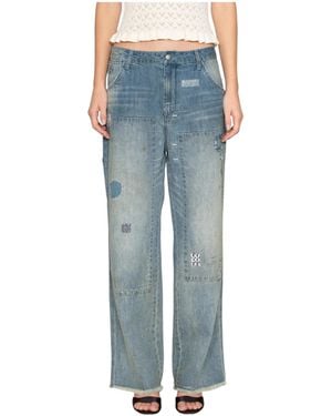 Sea Claira Patchwork Jeans - Blue