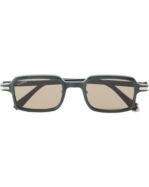 Cartier Rectangular Frame Sunglasses - White