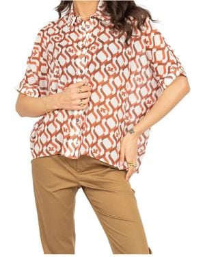 Max Mara Short Sleeve Shirt - Multicolour