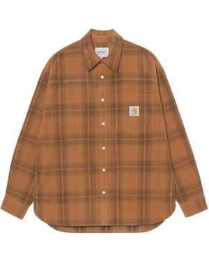Carhartt Wilber Check Shirt - Brown