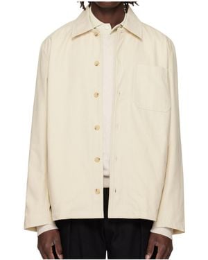 A.P.C. Lapel Long-Sleeved Casual Jacket - Natural