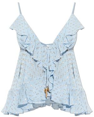 Zimmermann Top With Lurex Thread - Blue
