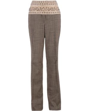Stella McCartney Patterned Casual Trousers - Grey