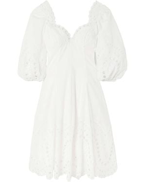 Charo Ruiz Simple Dress - White