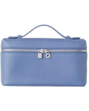 Loro Piana Extra Pocket L19 Zipper Crossbody Bag - Blue