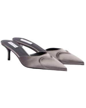 Alaïa Pointed-Toe High-Heeled Sandals - Grey