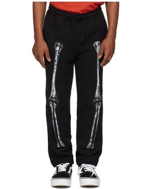 Doublet Elastic Waist Casual Pants - Black