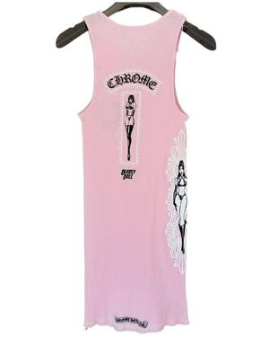 strapless open back dress Chrome Hearts 