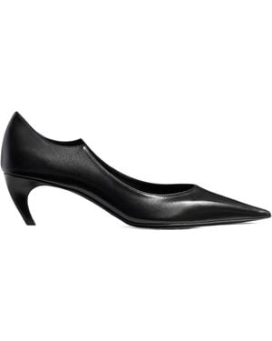 KHAITE Valerie Low Court Shoes - Black
