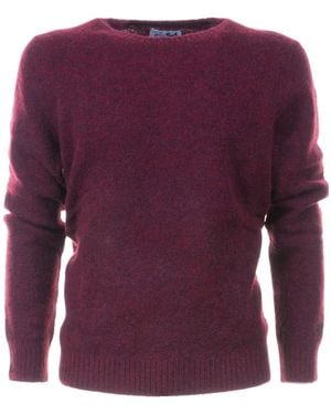 MC2 Saint Barth Long-Sleeved Crewneck Jumper - Purple