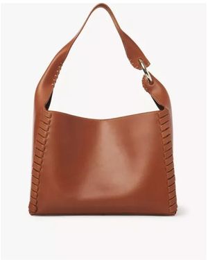 Sac à Main Chloé Mate Multi Gusset Neuf - Cuir Mat Marron Sépia, Bandoulière, Finition Dorée