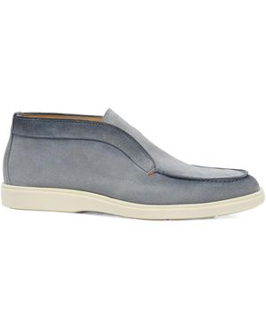 Santoni Gradient Suede Desert Boots - Gray