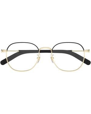 Montblanc Eyewear Round Frame Glasses - Multicolour