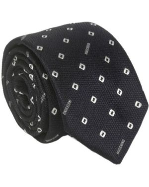 Moschino Logo Logo Tie - Black