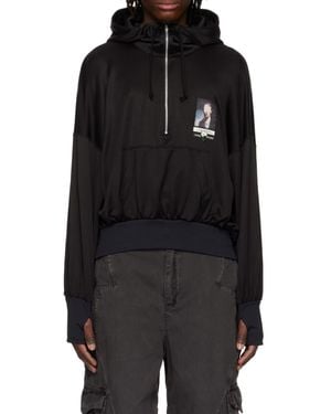 Undercover Long Sleeve Hoodie - Black