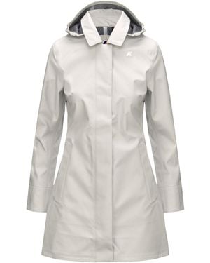 K-Way Manphy Bonded Jersey Jacket - Grey
