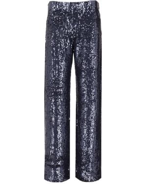 P.A.R.O.S.H. Sequin-Embellished Pants - Blue