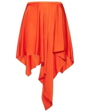 Stella McCartney Irregular Mini Skirt - Red