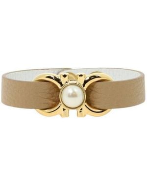 Ferragamo Leather Bracelet - Metallic