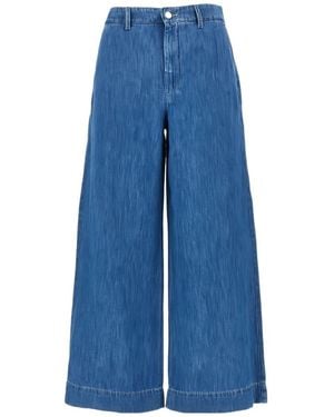 Max Mara 'S Astice Wide Leg Jeans - Blue