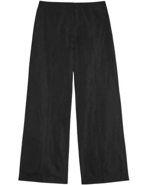 Jil Sander Tailored Wide Leg Pants - Black