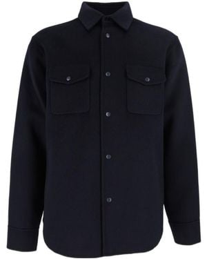 Aspesi Button-Down Shirt - Blue