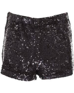 P.A.R.O.S.H. Sequined Shorts - Black